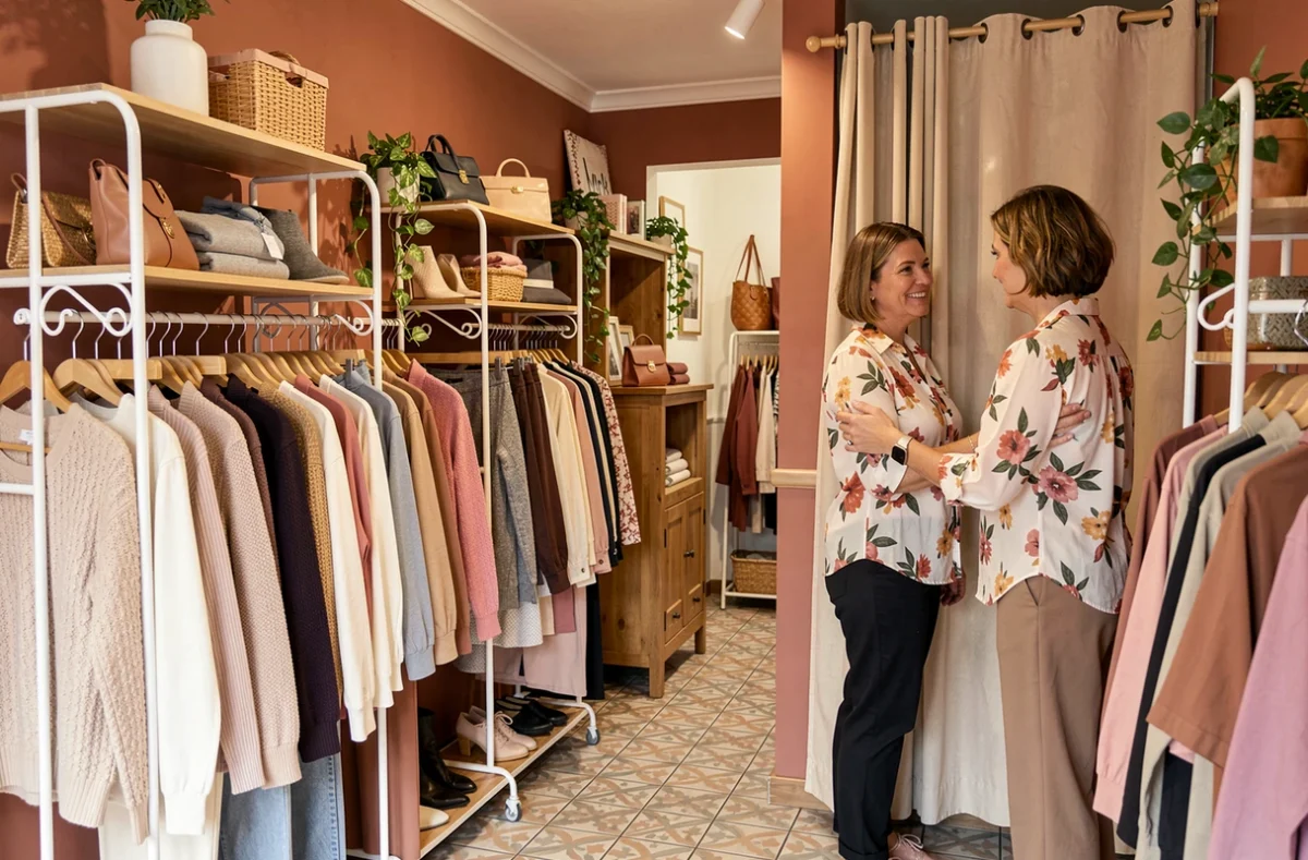 Boutique mode femme Dressing 47 à Hallennes-lez-Haubourdin avec vêtements contemporains et propriétaire accueillante