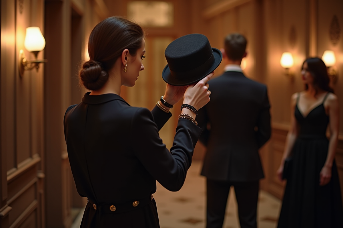 femme chapeau